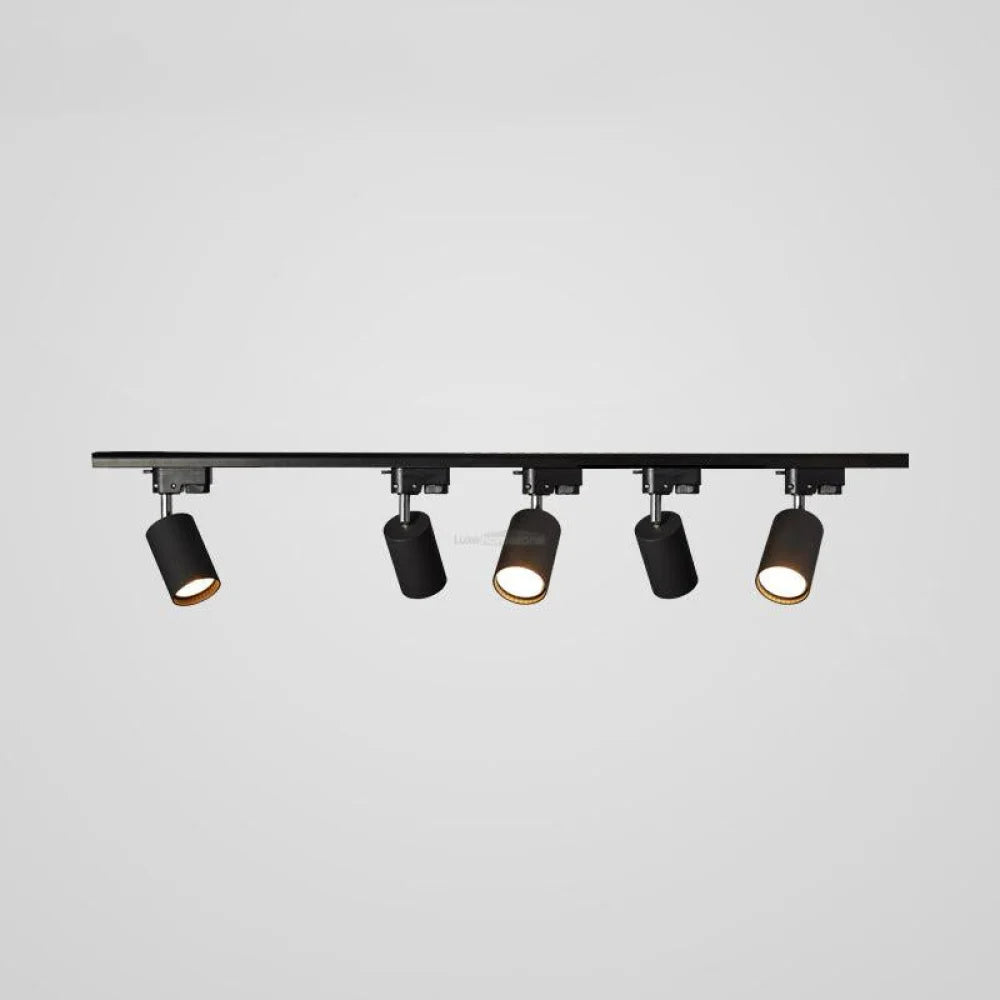 Adjustable Spotlight Track Ceiling Light with 3/4/5 heads - Industaarial-1-Yiosilamp