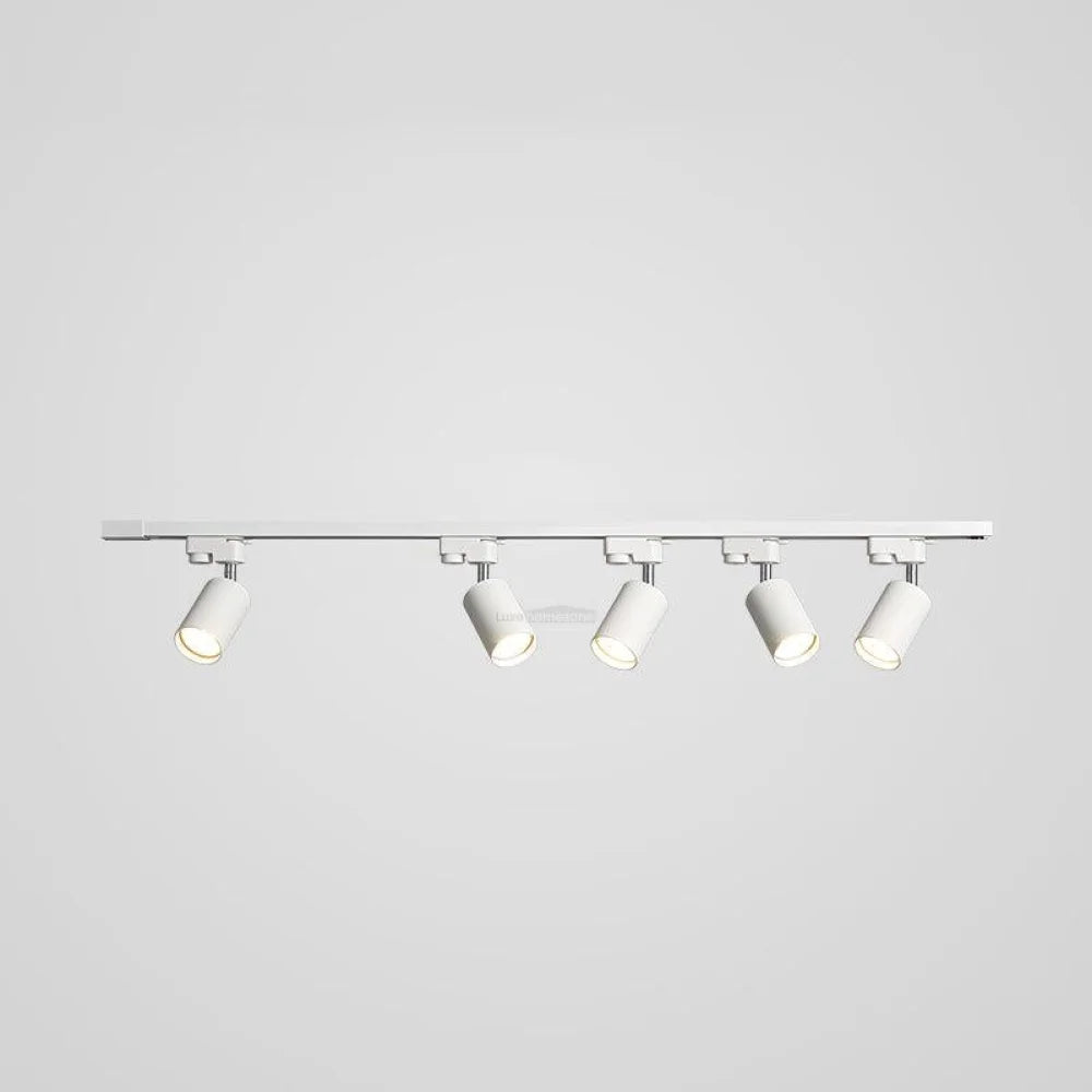 Adjustable Spotlight Track Ceiling Light with 3/4/5 heads - Industaarial-1-Yiosilamp