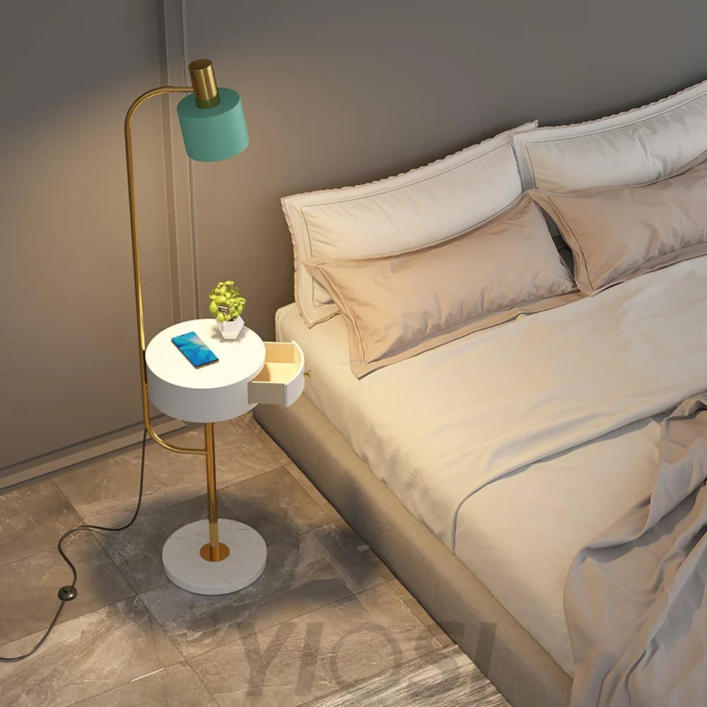 Agueda Floor Lamp ∅ 11.8″ - Yiosilamp