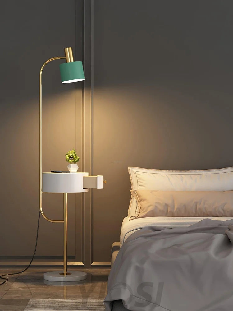 Agueda Floor Lamp ∅ 11.8″ - Yiosilamp