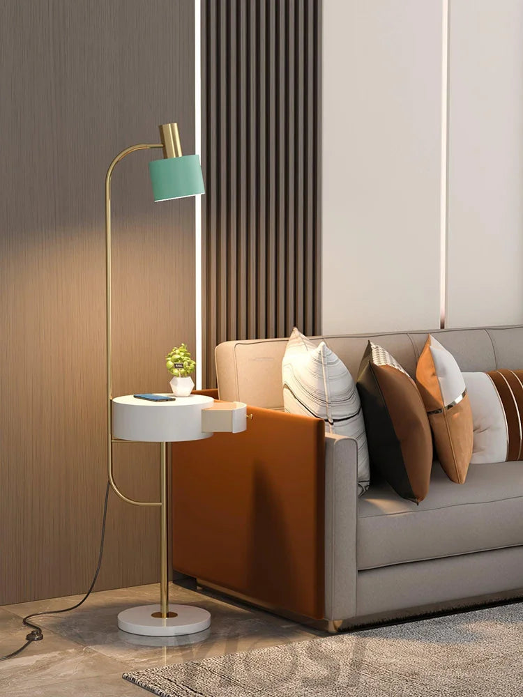 Agueda Floor Lamp ∅ 11.8″ - Yiosilamp