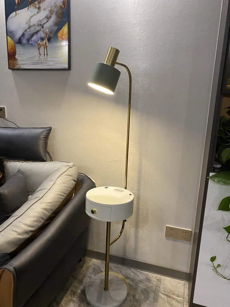 Agueda Floor Lamp ∅ 11.8″ - Yiosilamp