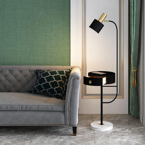 Agueda Floor Lamp ∅ 11.8″ - Yiosilamp