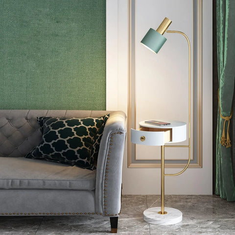 Agueda Floor Lamp ∅ 11.8″ - Yiosilamp