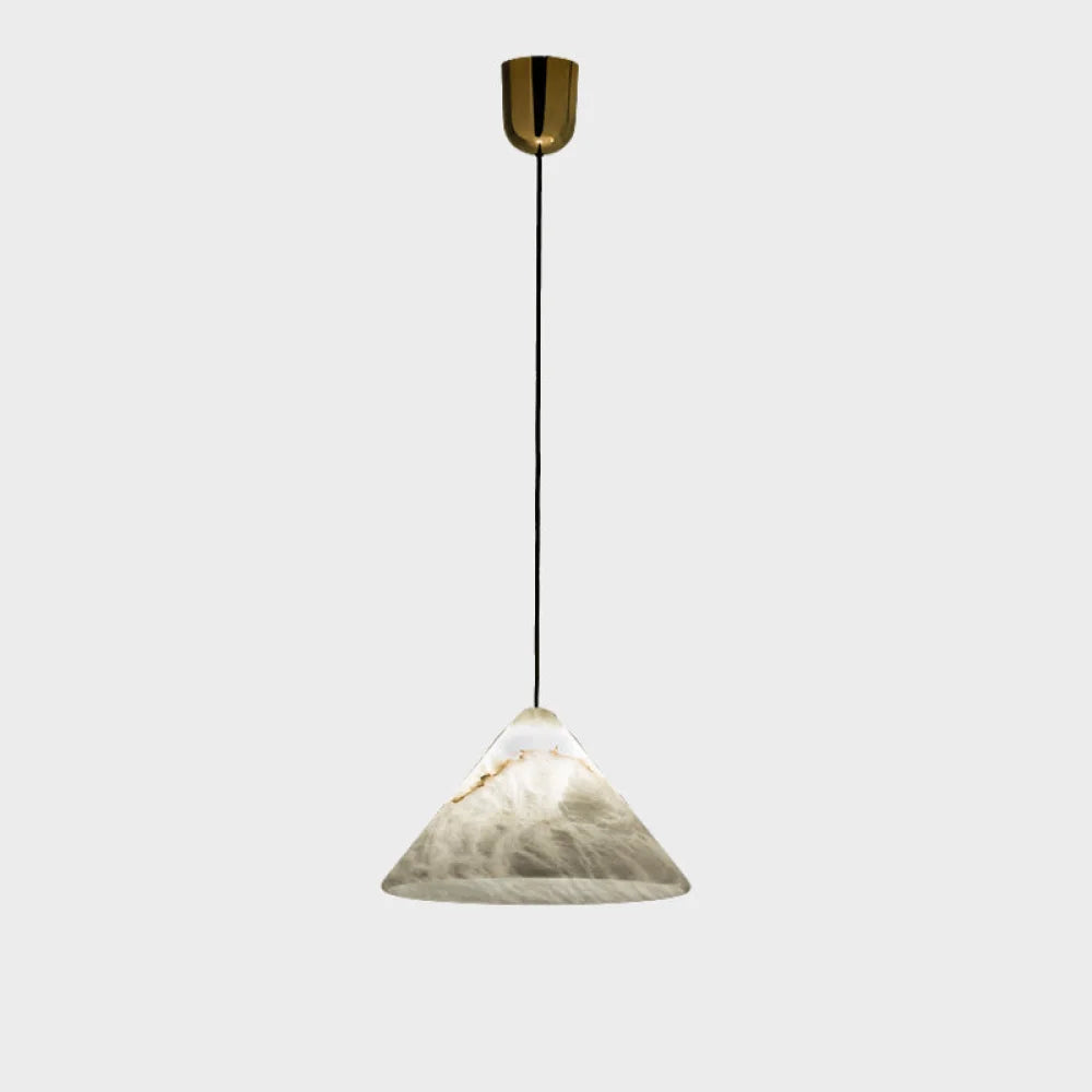 Aidan Modern Alabaster Kitchen Island Pendant Light Large-D13’’ For Living Room Kitchen