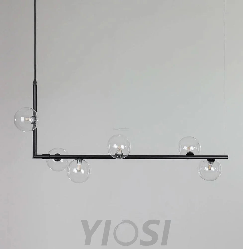 Air 73 Glass Pendant, Dining table pendant light, Kitchen Island Light - Yiosilamp