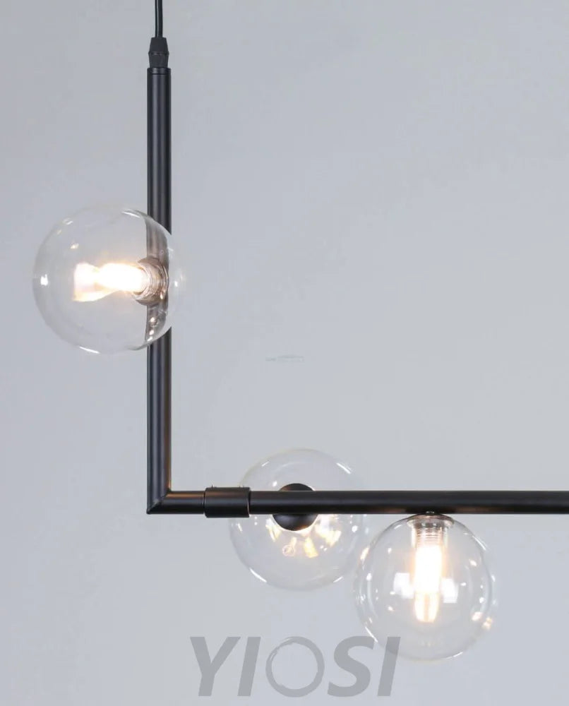 Air 73 Glass Pendant, Dining table pendant light, Kitchen Island Light - Yiosilamp