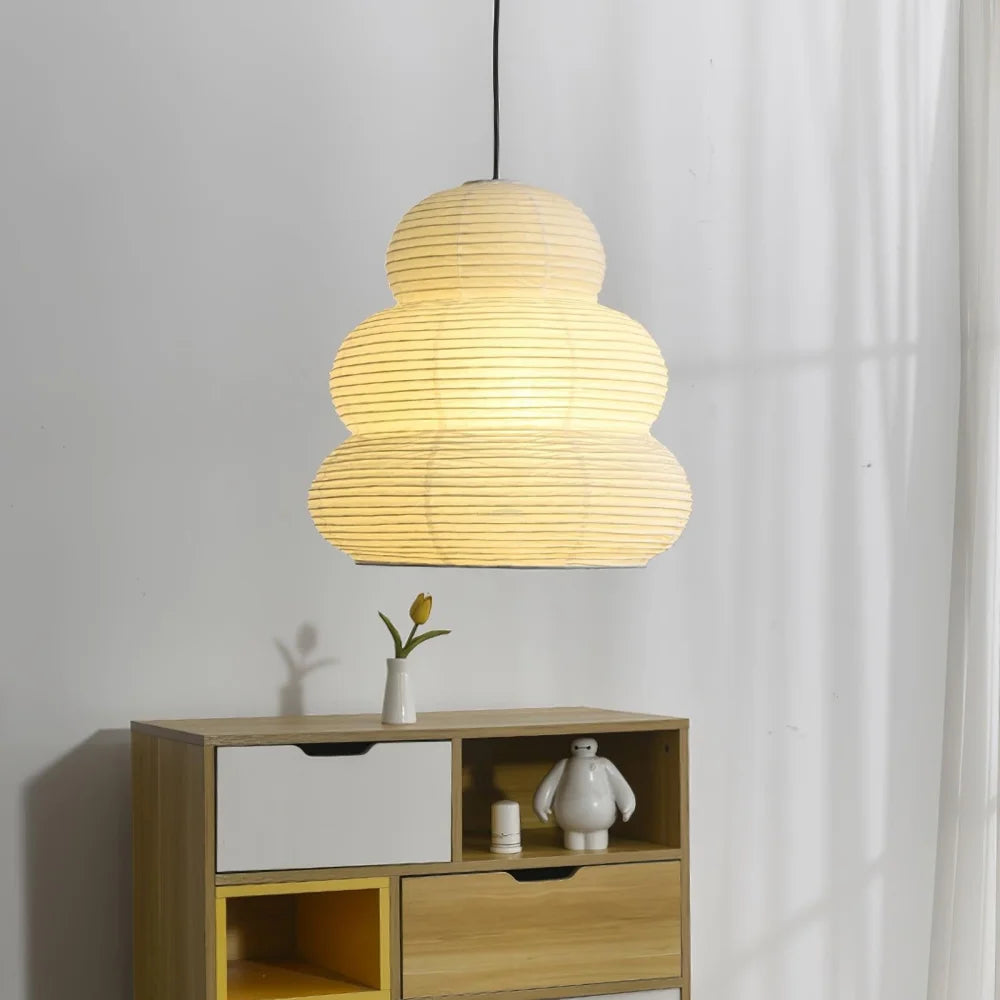 Akari Paper Pendant - Akari, Modern pendant light, Paper-1-Yiosilamp