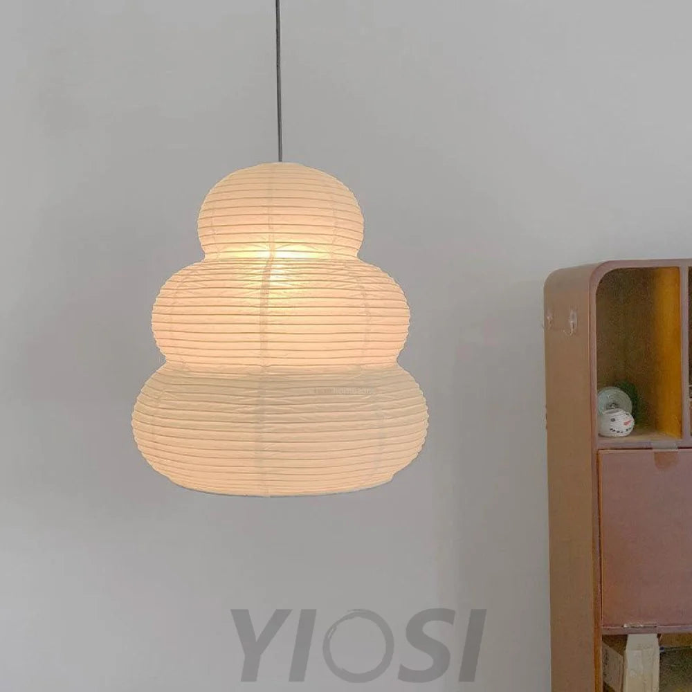 Akari Paper Pendant - Akari, Modern pendant light, Paper-1-Yiosilamp