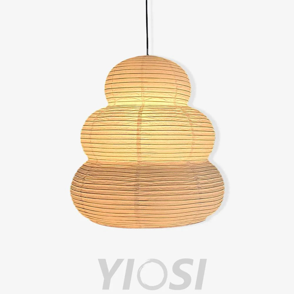 Akari Paper Pendant - Akari, Modern pendant light, Paper-1-Yiosilamp