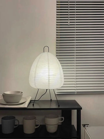 Akari Paper Round Table Lamp - Yiosilamp