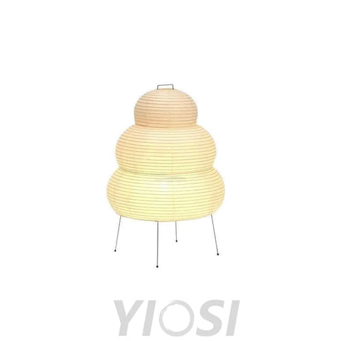 Akari Paper Round Table Lamp - Yiosilamp