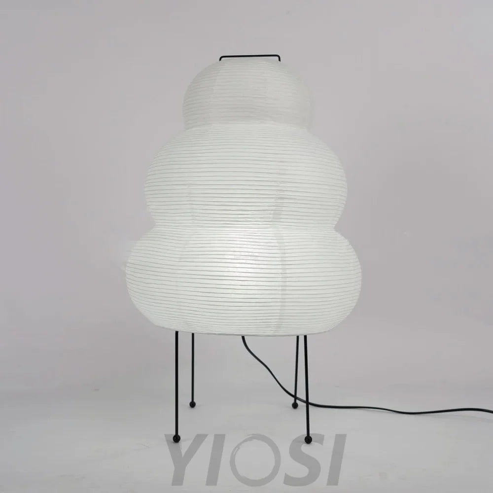 Akari Paper Round Table Lamp - Yiosilamp