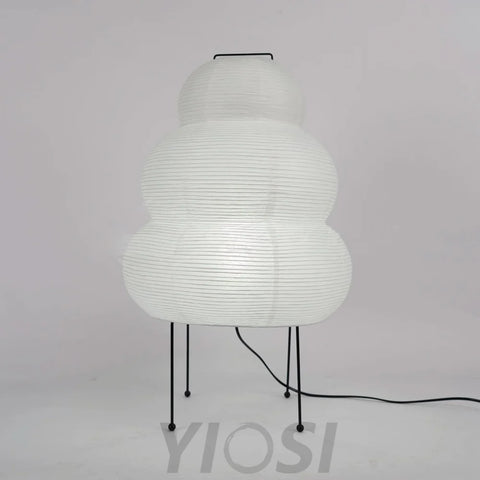 Akari Paper Round Table Lamp - Yiosilamp