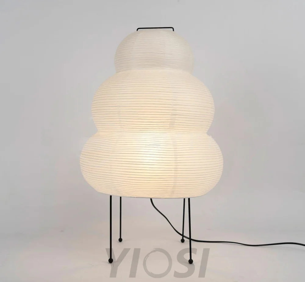 Akari Paper Round Table Lamp - Yiosilamp