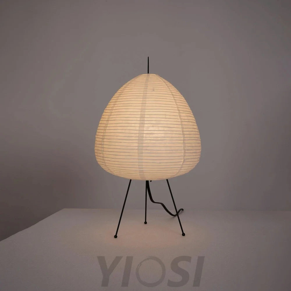 Akari Paper Round Table Lamp - Yiosilamp