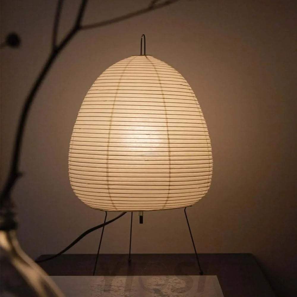 Akari Paper Round Table Lamp - Yiosilamp