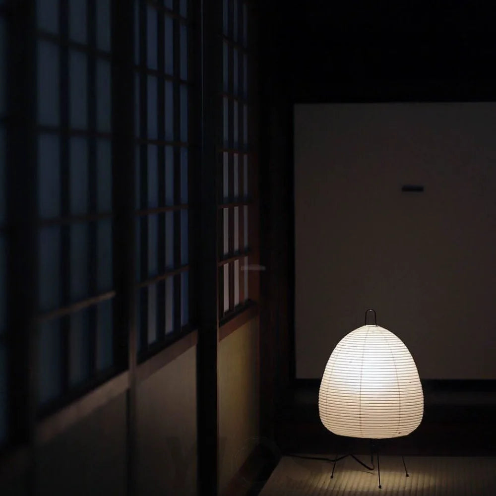 Akari Paper Round Table Lamp - Yiosilamp