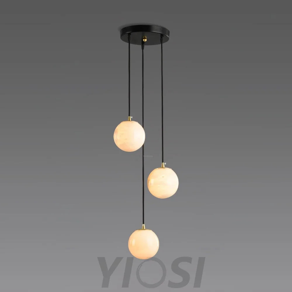 Alabaster Balls Cluster Chandelier with 3/5/7/9/16/18 heads - Yiosilamp