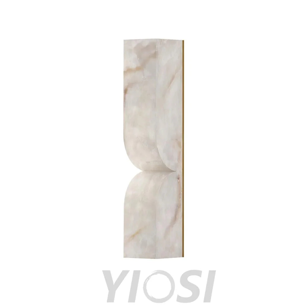 Alabaster Essence Wall Sconce L - Alabaster, Alabaster Wall Lamp-1-Yiosilamp