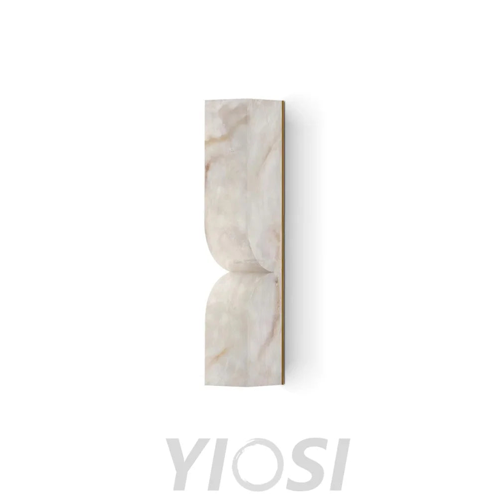 Alabaster Essence Wall Sconce L - Alabaster, Alabaster Wall Lamp-1-Yiosilamp