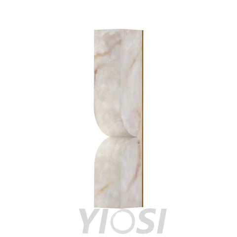 Alabaster Essence Wall Sconce L - Alabaster, Alabaster Wall Lamp-1-Yiosilamp