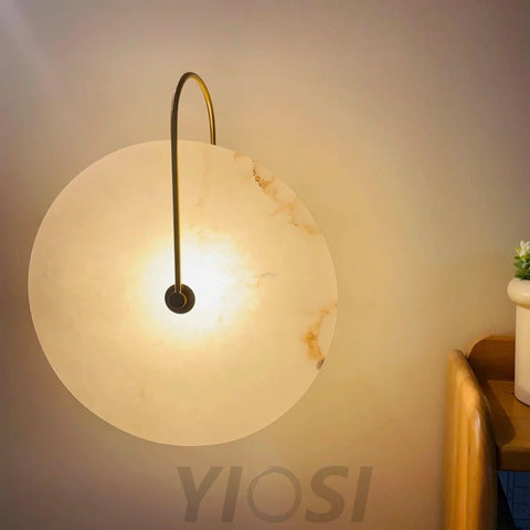 Alabaster LED Wall Lamp 6''/8''/10''/12'' - Yiosilamp