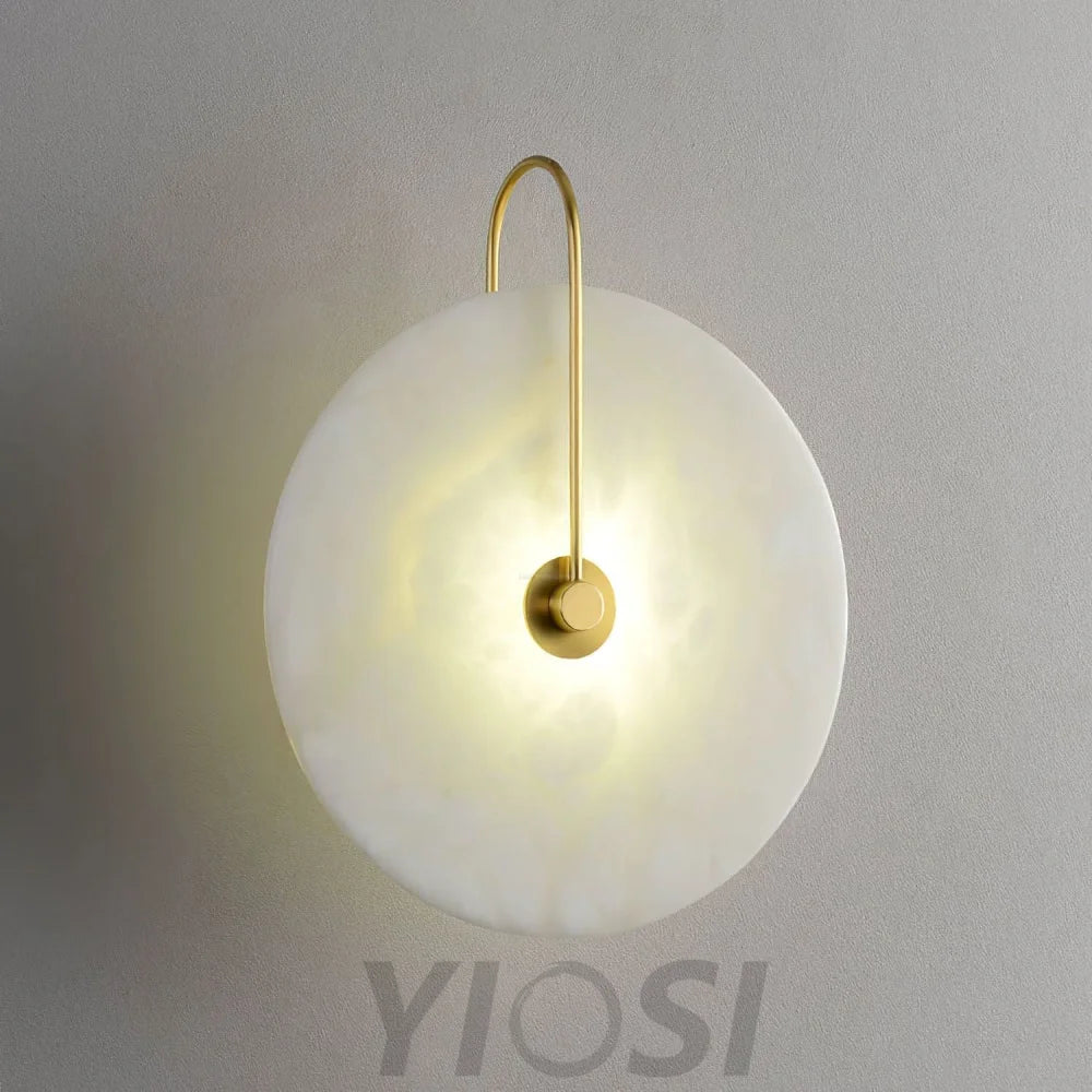 Alabaster LED Wall Lamp 6''/8''/10''/12'' - Yiosilamp