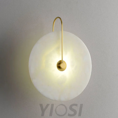 Alabaster LED Wall Lamp 6''/8''/10''/12'' - Yiosilamp