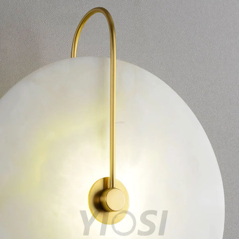 Alabaster LED Wall Lamp 6''/8''/10''/12'' - Yiosilamp