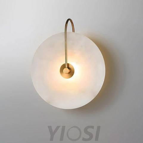 Alabaster LED Wall Lamp 6''/8''/10''/12'' - Yiosilamp