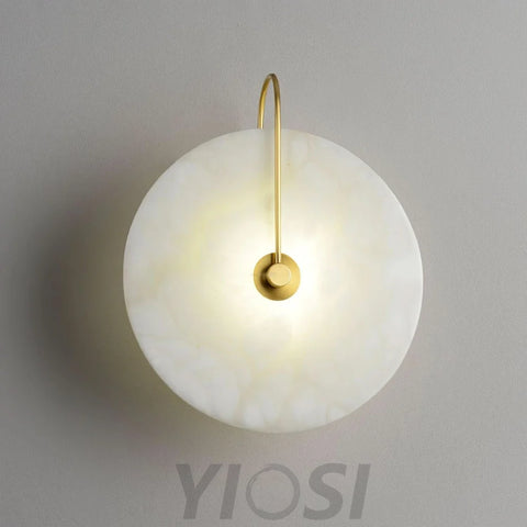 Alabaster LED Wall Lamp 6''/8''/10''/12'' - Yiosilamp