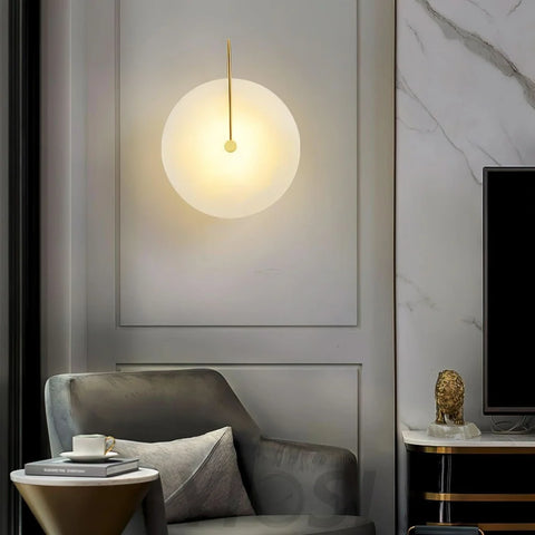 Alabaster LED Wall Lamp 6''/8''/10''/12'' - Yiosilamp