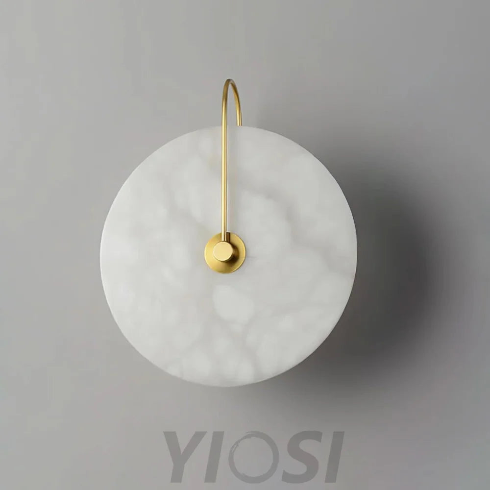 Alabaster LED Wall Lamp 6''/8''/10''/12'' - Yiosilamp