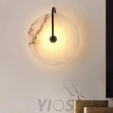 Alabaster LED Wall Lamp 6''/8''/10''/12'' - Yiosilamp