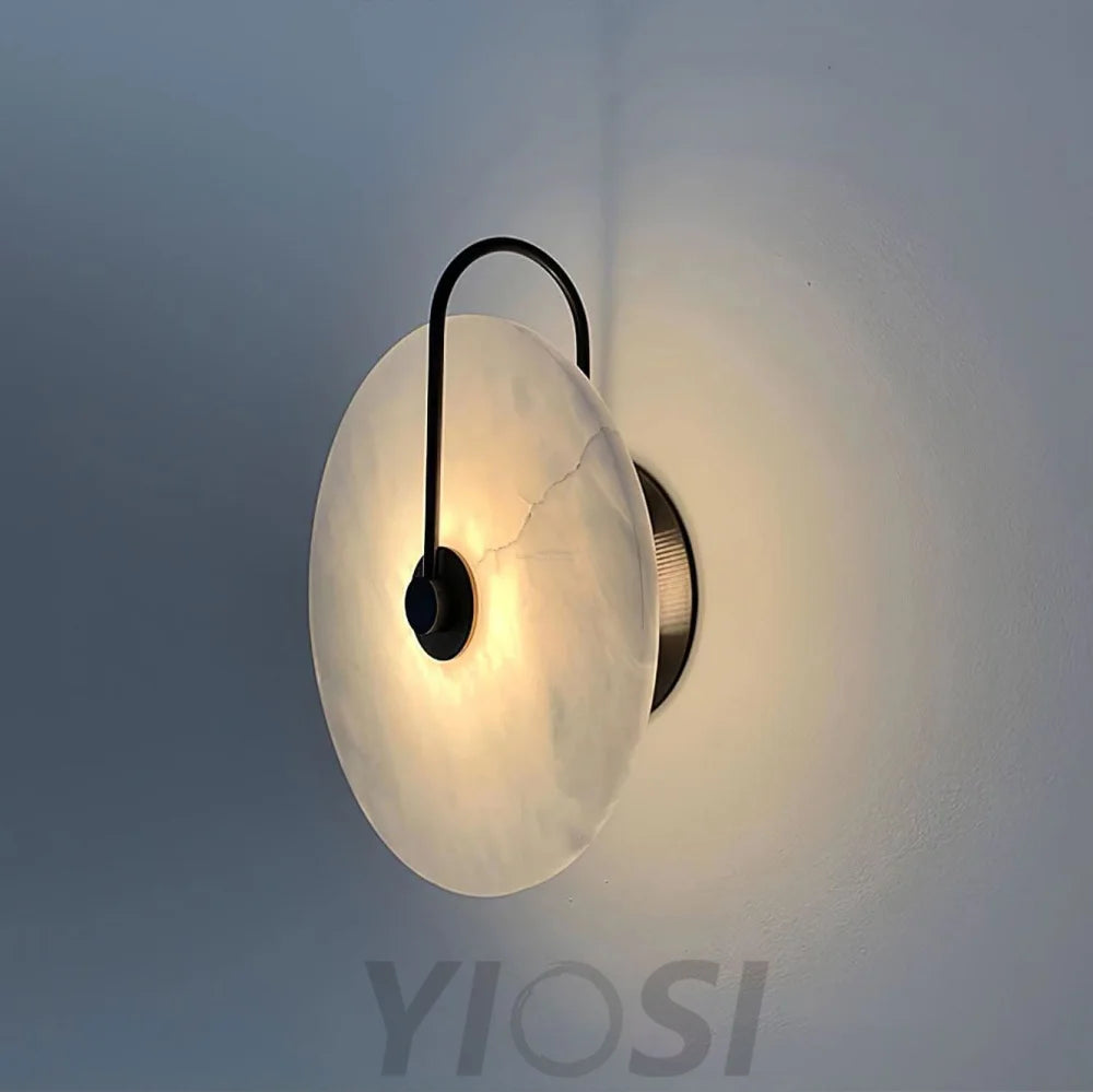 Alabaster LED Wall Lamp 6''/8''/10''/12'' - Yiosilamp