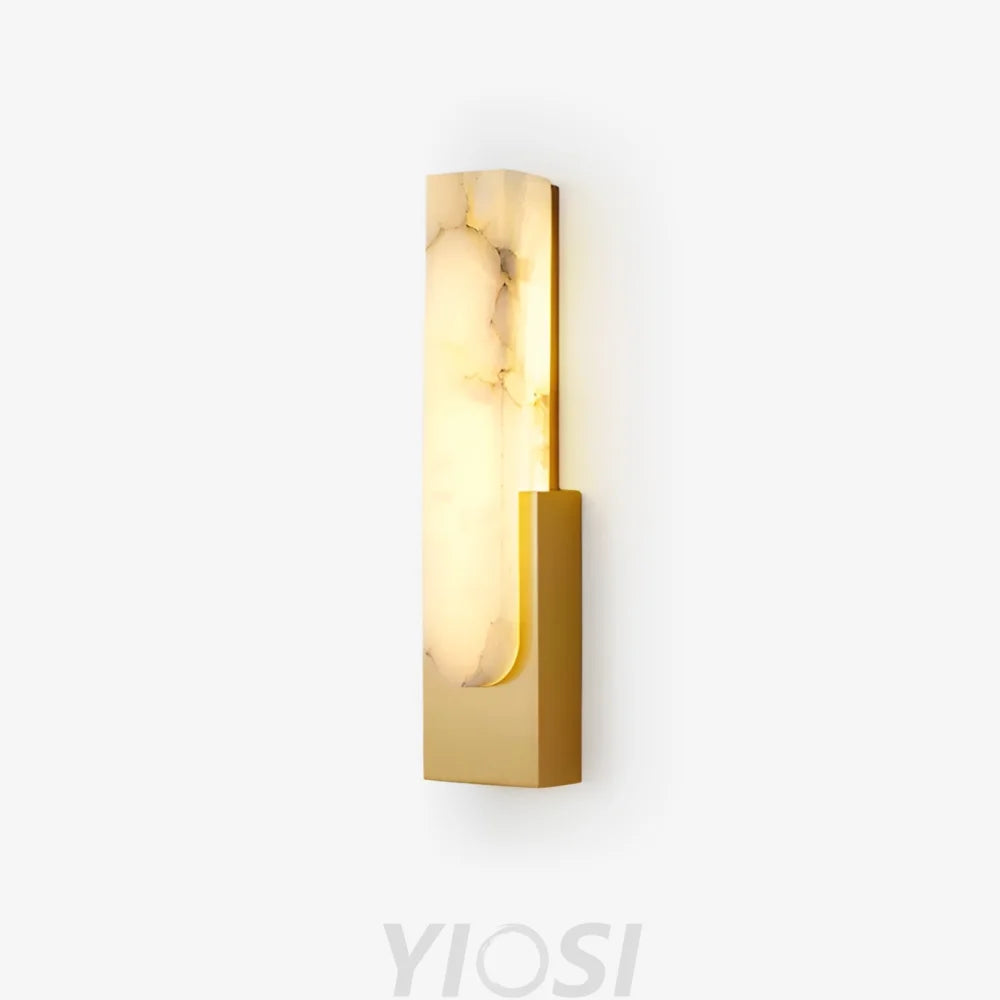 Agatha Alabaster LED Wall Lamp – Copper, Black, White Finish