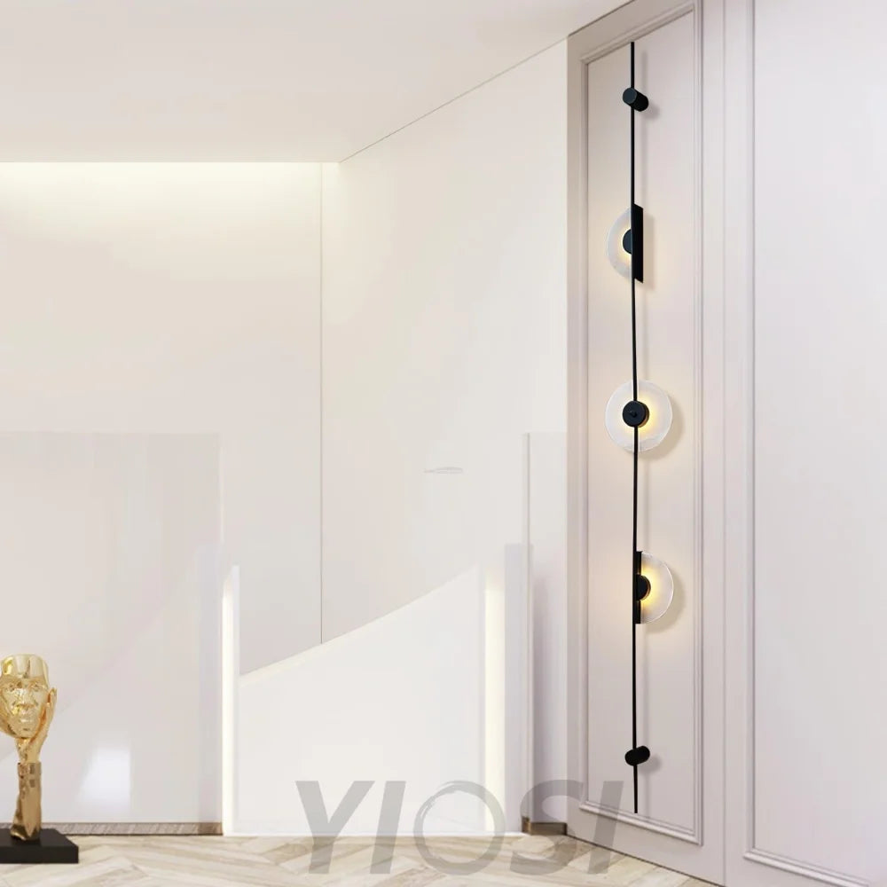 Alabaster Orb Vertical Wall Sconce - Yiosilamp