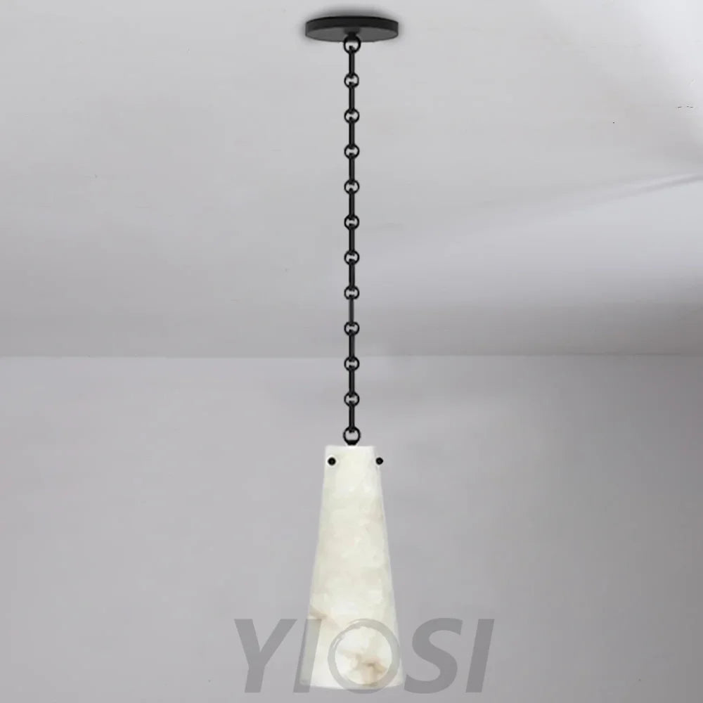 Alabaster Pendant Light Modern Brass Chandelier Chandeliers