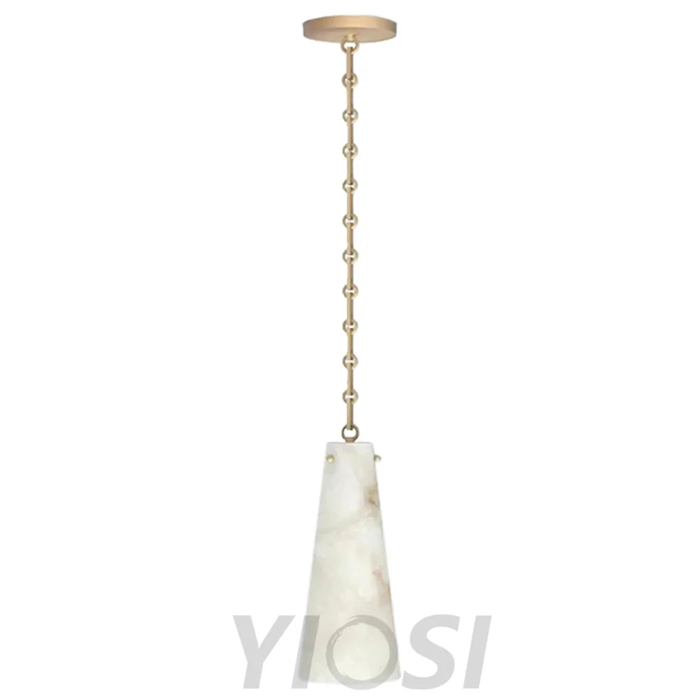 Alabaster Pendant Light Modern Brass Chandelier Chandeliers