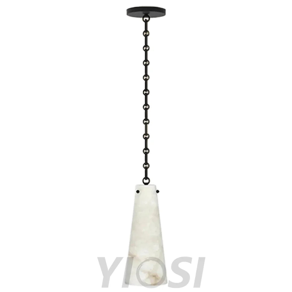 Alabaster Pendant Light Modern Brass Chandelier Chandeliers