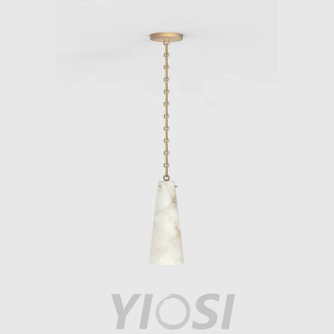 Alabaster Pendant Light Modern Brass Chandelier Chandeliers