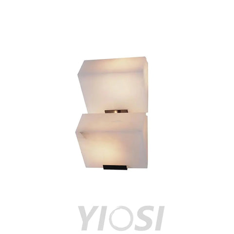 Alabaster Staircase Wall Sconce - Alabaster, Alabaster Wall Lamp-1-Yiosilamp