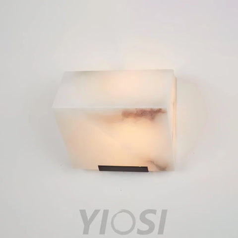 Alabaster Staircase Wall Sconce - Alabaster, Alabaster Wall Lamp-1-Yiosilamp