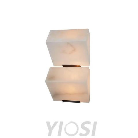 Alabaster Staircase Wall Sconce - Alabaster, Alabaster Wall Lamp-1-Yiosilamp