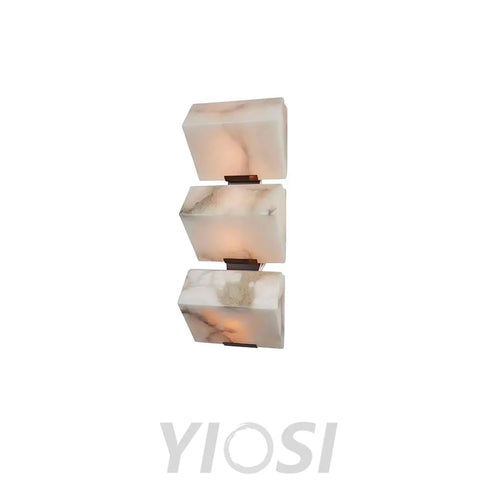 Alabaster Staircase Wall Sconce - Alabaster, Alabaster Wall Lamp-1-Yiosilamp