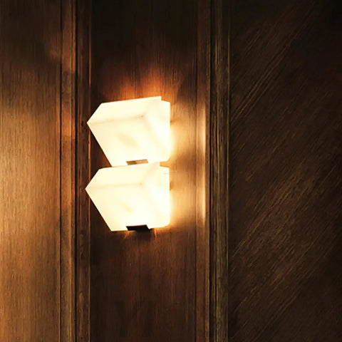 Alabaster Staircase Wall Sconce - Alabaster, Alabaster Wall Lamp-1-Yiosilamp