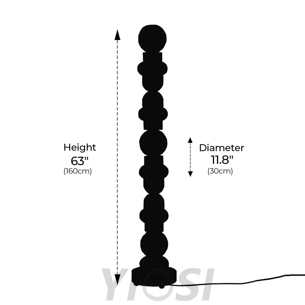 Alabaster Totem 16 Floor Standing Lamp