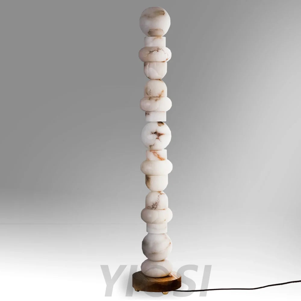 Alabaster Totem 16 Floor Standing Lamp