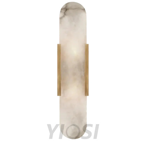 Alabaster Vertical Modern Wall Sconce